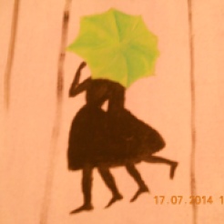The green umbrella